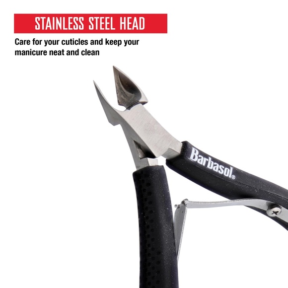 Barbasol Nail Clipper/Cuticle Nipper Stainless Steel - Picture 2 of 5